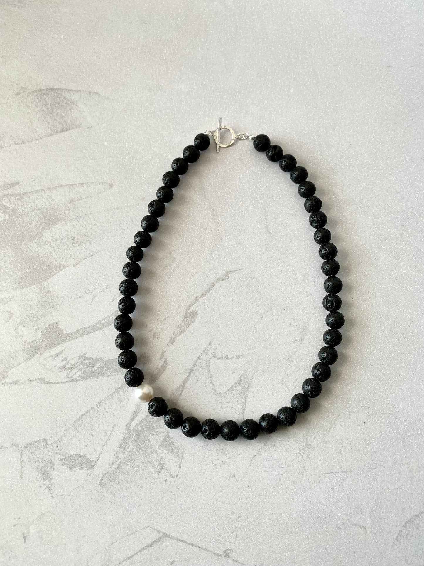 Lava Stone statement necklace