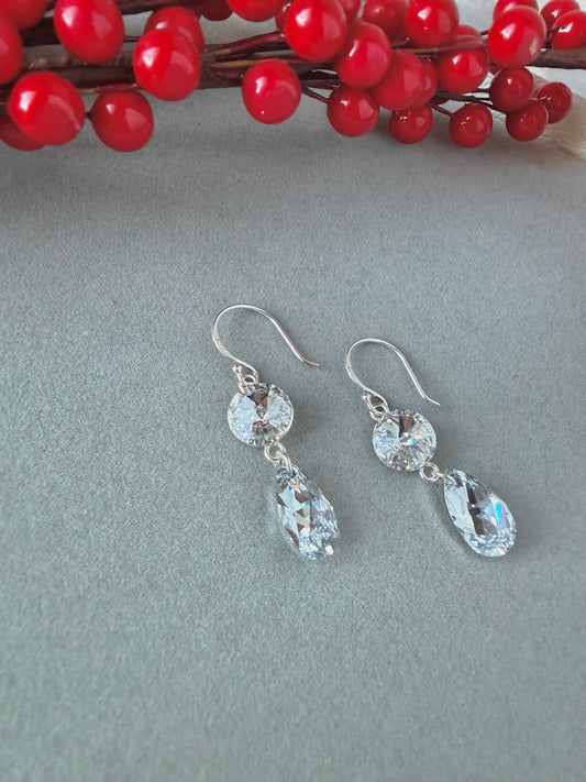 Statement sparkle earrings one off