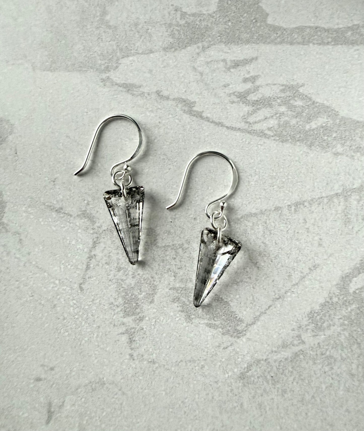 Spike earring patina